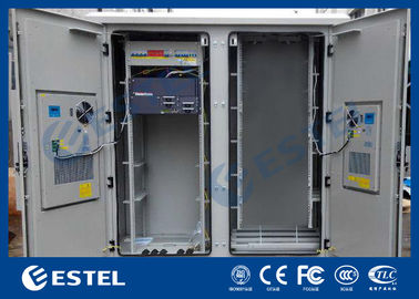 IP55 Base Station Cabinet ตู้ข้อมูลกลางแจ้งพร้อมระบบ Rectifier PDU