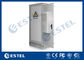 Professional PDU IP55 Outdoor Telecom Cabinet สีเทา 1800X900X900 mm