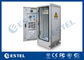 Professional PDU IP55 Outdoor Telecom Cabinet สีเทา 1800X900X900 mm