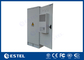 ตู้โทรคมนาคมภายนอก ISO9001 20U 19 นิ้วตู้แร็คแบตเตอรี่กลางแจ้งกันน้ำ