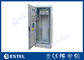 19 &quot;Rack Outdoor Telecom Cabinet Double Wall SNMP การตรวจสอบสภาพแวดล้อมการสื่อสาร