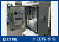 ตู้โทรคมนาคมกลางแจ้งแบบรวมเหล็กชุบสังกะสี 120W / K ระบบระบายความร้อนด้วยการแลกเปลี่ยนความร้อน