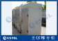 ตู้โทรคมนาคมกลางแจ้งแบบบูรณาการ 150W / K Heat Exchanger Cooling System เหล็กชุบสังกะสี