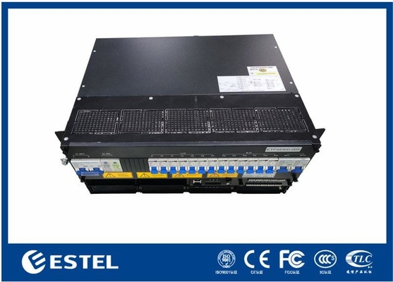 ระบบพลังงานแบบตรงกัน 3 18kW 6U Subrack, 380VAC/220VAC Input, 43 ถึง 58VDC Output, > 96% ประสิทธิภาพ, ≤ 2kg โมดูลปรับ