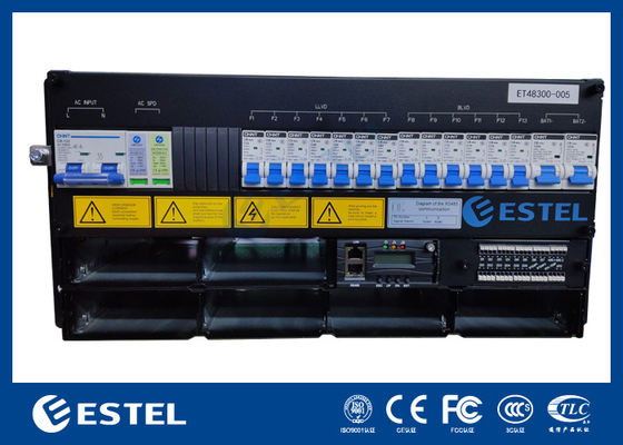 ET48300-005 ระบบพลังงานที่ติดตั้งสําหรับไฟฟ้าที่ไม่หยุดและตู้ภายนอก