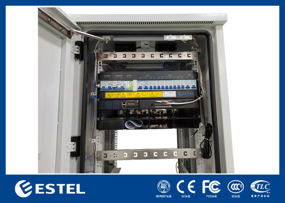 แพเนลพลังงานโทรคมนาคม 32kW พร้อมประตูสองประตูสําหรับ DC48V จําหน่ายอุปกรณ์โทรคมนาคม