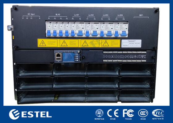 DC48V 7U 36kw อุตสาหกรรมปรับระบบสนับสนุน การจัดการทางไกล RS485