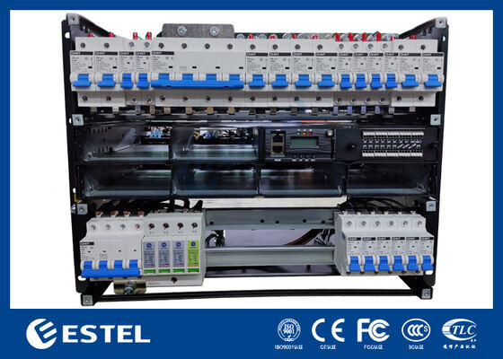 ระบบกระจายพลังงานแบบแบบแบบคอมแพคท์ DC สําหรับเครือข่ายโทรคมนาคมและโครงสร้างพื้นฐานการสื่อสาร พร้อม SPD การป้องกัน MCB ที่บูรณาการและการติดตามที่ฉลาด