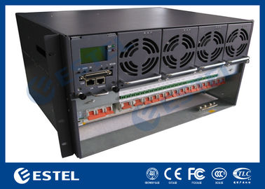 ระบบพลังงานแบบตรงกัน 3 18kW 6U Subrack, 380VAC/220VAC Input, 43 ถึง 58VDC Output, > 96% ประสิทธิภาพ, ≤ 2kg โมดูลปรับ
