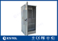 ตู้โทรคมนาคมภายนอก ISO9001 20U 19 นิ้วตู้แร็คแบตเตอรี่กลางแจ้งกันน้ำ