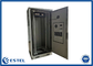 ตู้อุปกรณ์กลางแจ้ง 40U IP55 ป้องกันการกัดกร่อนพร้อมประตูด้านหน้าและด้านหลัง