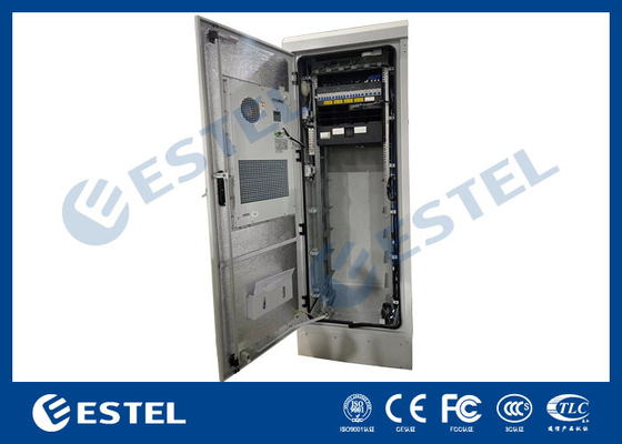 35U IP55 Anti Corrosion ตู้อุปกรณ์กลางแจ้ง พร้อมประตูด้านหน้าและด้านหลัง