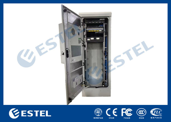 35U IP55 Anti Corrosion ตู้อุปกรณ์กลางแจ้ง พร้อมประตูด้านหน้าและด้านหลัง
