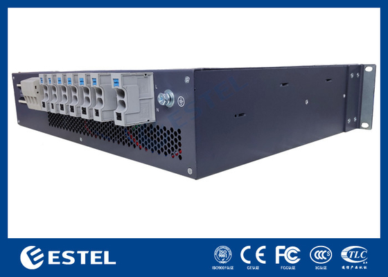 19 นิ้ว 2U ระบบพลังงานการแก้ไขมาตรฐาน AC Input DC Output สําหรับตู้โทรคมนาคม