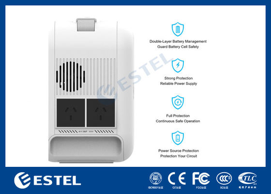 ESTEL eCandle 1KWH สถานไฟฟ้าพกพา LiFePO4 แบตเตอรี่ เติมพลังแสงอาทิตย์ 300W Output UPS Backup