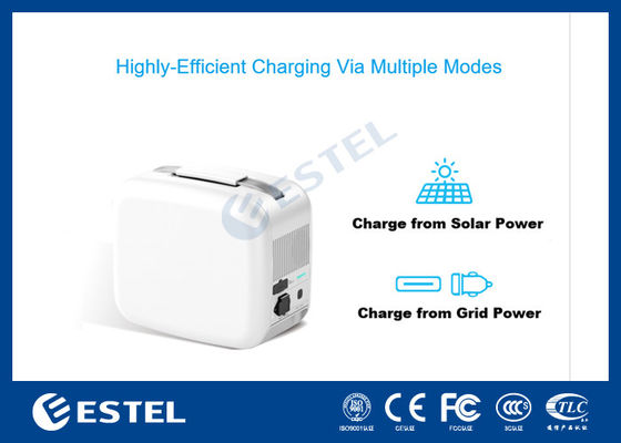 ESTEL eCandle 1KWH สถานไฟฟ้าพกพา LiFePO4 แบตเตอรี่ เติมพลังแสงอาทิตย์ 300W Output UPS Backup