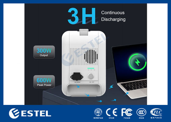 ESTEL eCandle 1KWH สถานไฟฟ้าพกพา LiFePO4 แบตเตอรี่ เติมพลังแสงอาทิตย์ 300W Output UPS Backup