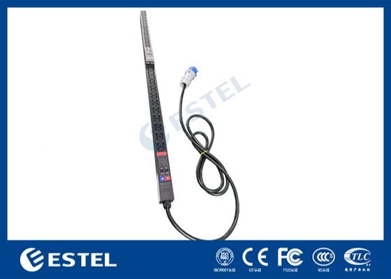 32A 200-240V AC อุปกรณ์กระจายพลังงาน ยืนยันด้านหลัง Rack Mount PDU C13/C19