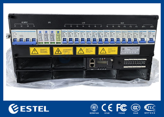 ตู้โทรคมนาคมภายนอกอาคาร พร้อมระบบจ่ายไฟโทรคมนาคม 18kW 300A สำหรับอุปกรณ์โทรคมนาคม, เครื่องแปลงกระแสไฟฟ้า DC