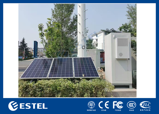ตู้โทรคมนาคมภายนอกอาคาร พร้อมระบบจ่ายไฟโทรคมนาคม 9kW 150A สำหรับอุปกรณ์โทรคมนาคม เครื่องแปลงกระแสไฟฟ้ากระแสตรง