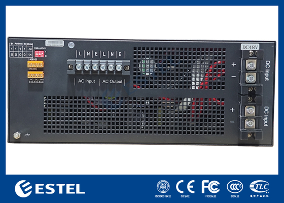 อินเวอร์เตอร์ ไฟฟ้า DC48 5KVA 120V 60HZ อินเวอร์เตอร์สําหรับระบบพลังงานและการสื่อสาร