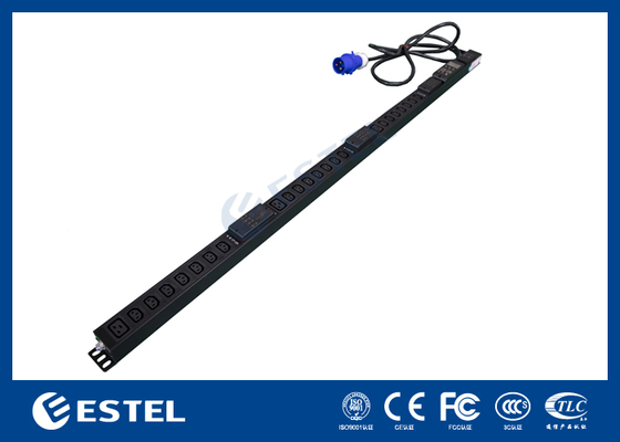 หน่วยกระจายพลังงานแบบฉลาด (PDU) พร้อม 8 จุดออก 16A 250VAC การสื่อสาร RS-485