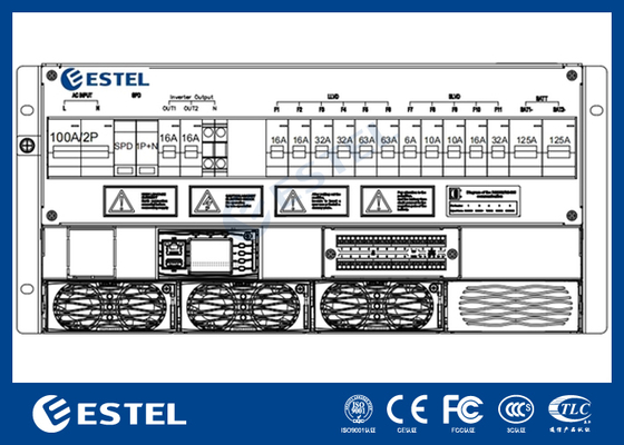 ระบบวงจรเรียงกระแสโทรคมนาคมแบบ 5U Subrack ขนาด 4-12kW และระบบไฟ DC สำหรับงานอุตสาหกรรม