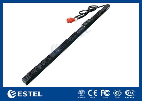 19 Outlet, Intelligent Protocols PDU, Surge Protection, 16A/250V Capacity, และการออกแบบพล็อกแบบเรียบสําหรับการกระจายพลังงาน Server Rack ที่น่าเชื่อถือและความปลอดภัยของอุปกรณ์
