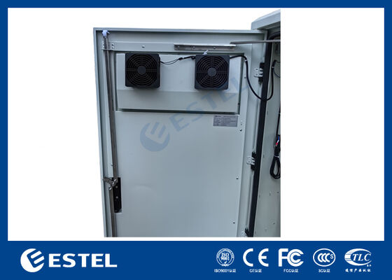 ตู้แร็คภายนอกขนาด 19 นิ้ว 32U ระดับ IP65 พร้อมพัดลมระบายความร้อน ไฟ LED ระบบรักษาความปลอดภัย สำหรับการสื่อสารโทรคมนาคมและงานอุตสาหกรรม