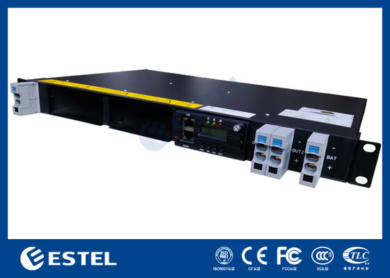1U Rack Mount Telecom DC Power System พร้อมระบบกระจายไฟที่บูรณาการและเครื่องควบคุมที่ฉลาด
