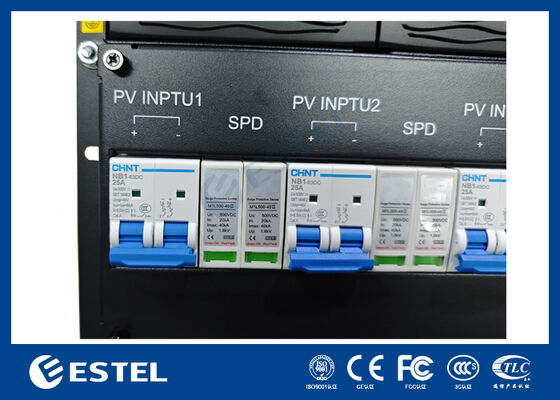 ET48300 โทรคมนาคมเกรดพลังงานดวงอาทิตย์โปรแกรมไฮบริด rectifier ด้วย AI DI DO