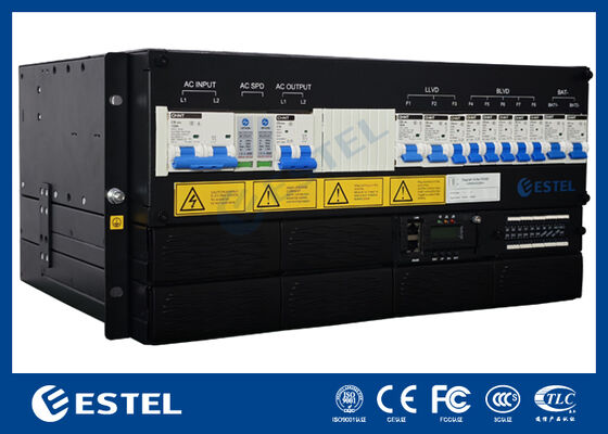 ระบบจ่ายไฟแบบเรกติไฟเออร์สำหรับโทรคมนาคม 24kW ที่ปรับแต่งได้สำหรับการจ่ายไฟให้กับอุปกรณ์โทรคมนาคมที่สำคัญ