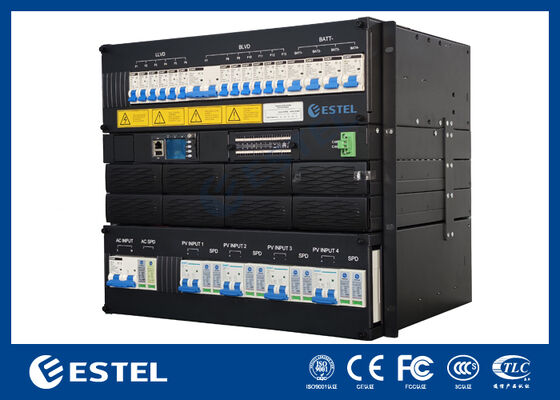 ET48300 โทรคมนาคมเกรดพลังงานดวงอาทิตย์โปรแกรมไฮบริด rectifier ด้วย AI DI DO