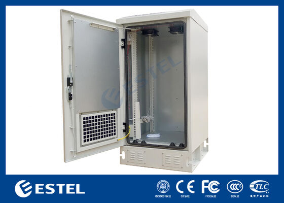 กล่องกลางแจ้งขนาดเล็ก 20U IP55 พร้อมเครื่องปรับอากาศ 500w สําหรับอุปกรณ์เครือข่าย