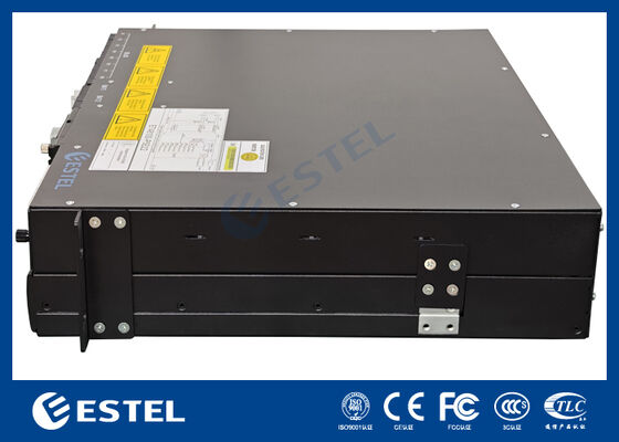 อุปกรณ์พลังงานด่วนแบบ Slim Rack Mount สําหรับตู้โทรคมนาคมและห้องอุปกรณ์เครือข่ายที่มีห่อโลหะปิด