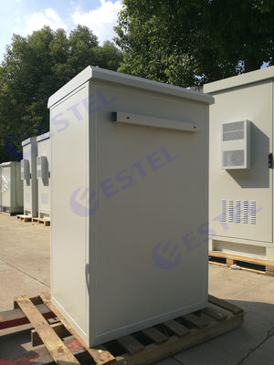 เครื่องปรับอากาศ DC คูลลิ่งโพลเมาท์ตู้จ่ายไฟพร้อมตู้แร็คขนาด 21U 19 นิ้ว