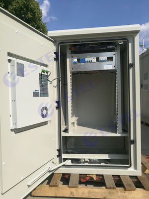 เครื่องปรับอากาศ DC คูลลิ่งโพลเมาท์ตู้จ่ายไฟพร้อมตู้แร็คขนาด 21U 19 นิ้ว