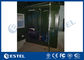 สองประตูหน้าตู้โทรคมนาคมกลางแจ้งเหล็กชุบสังกะสี IP55 CE Certificated