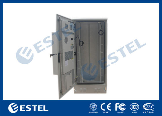Double Wall 28U IP55 ตู้โทรคมนาคมกลางแจ้ง Shelter สื่อสารกันน้ำ