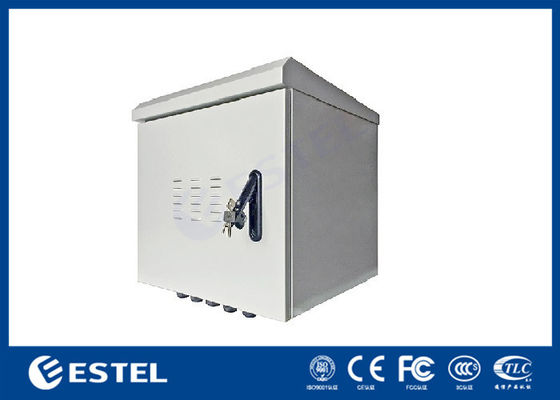 9U Pole Mounted Cabinet IP55 Outdoor Telecom Closure สำหรับสถานีฐานการสื่อสาร