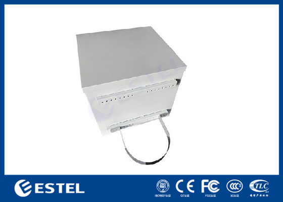 9U Pole Mounted Cabinet IP55 Outdoor Telecom Closure สำหรับสถานีฐานการสื่อสาร
