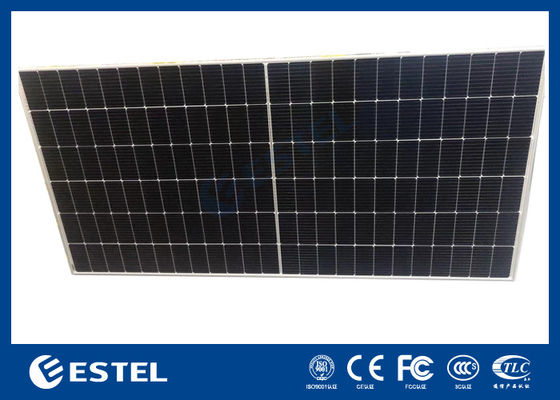 พลังงานออกสูง โมโน ครึ่งตัดโมดูลเดียว 450W ถึง 600W แพนเลอร์แสงอาทิตย์สําหรับระบบพลังงานโทรคมนาคม